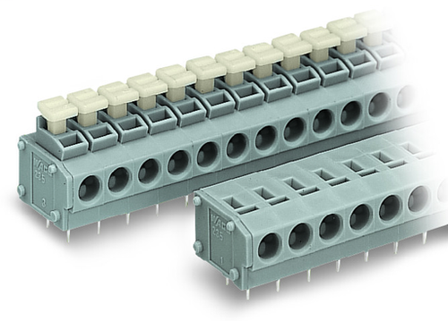 Wago  (45 PK) 235-405/333-000 | PCB terminal block, 2.5 mm, Pin spacing 5/5.08 mm, 5-pole, PUSH WIRE