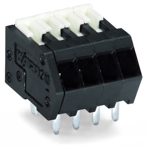 Wago  (100 PK) 218-503/000-604 | THR PCB terminal block, Locking slides, 0.5 mm, Pin spacing 2.54 mm, 3-p
