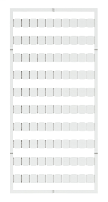 Wago 799-501 | WTB marking card, as card, not stretchable, plain, snap-on type (5 PK)