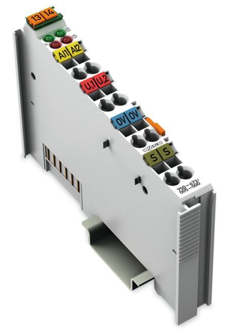 Wago 750-473/005-000 | 2-channel analog input, 2- to 4-conductor connection, Single-ended, 60 Hz