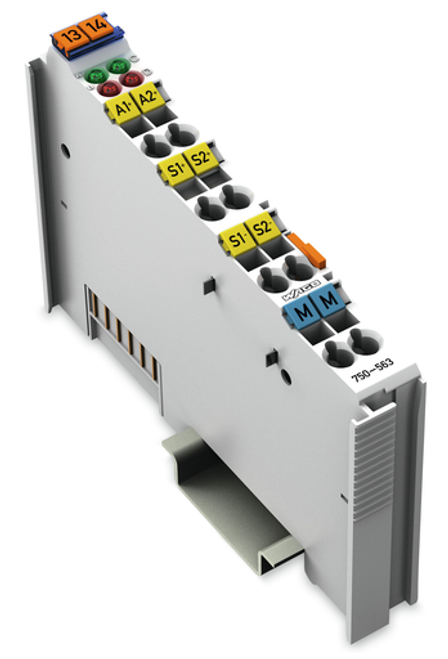 Wago 750-563 | 2-channel analog output, 0/4 - 20 mA, 16 bits, 6 - 18 VDC