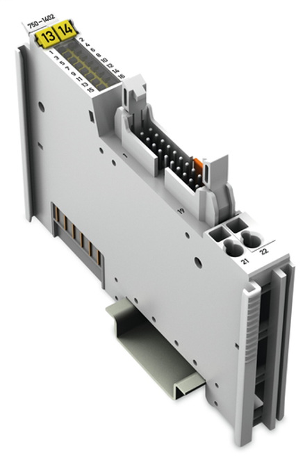 Wago 750-1402 | 16-channel digital input, 24 VDC, 3 ms, Low-side switching, Ribbon cable