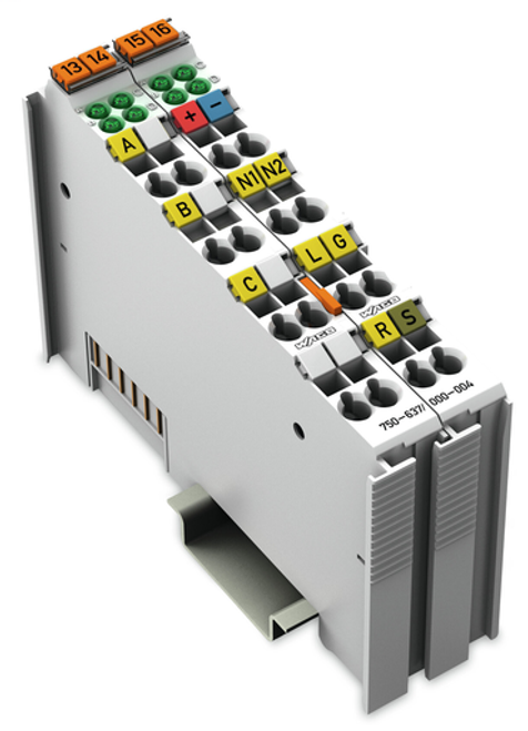 Wago 750-637/000-004 | Incremental encoder interface, 24 VDC, Single-ended, 32 bits, Cam output