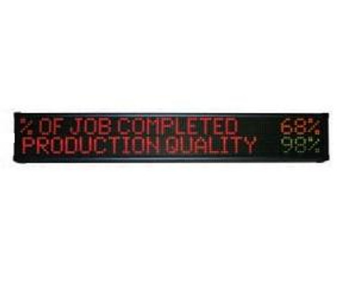 Exor PM-0220-T | Production Monitoring System, 2 line, 20 character, tri-color