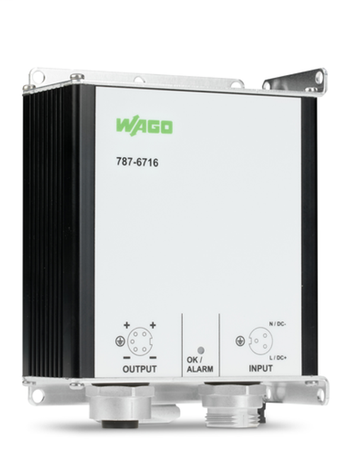 Wago 787-6716 | Switched-mode power supply, Compact, 1-phase, 24 VDC output voltage, 4 A output current,