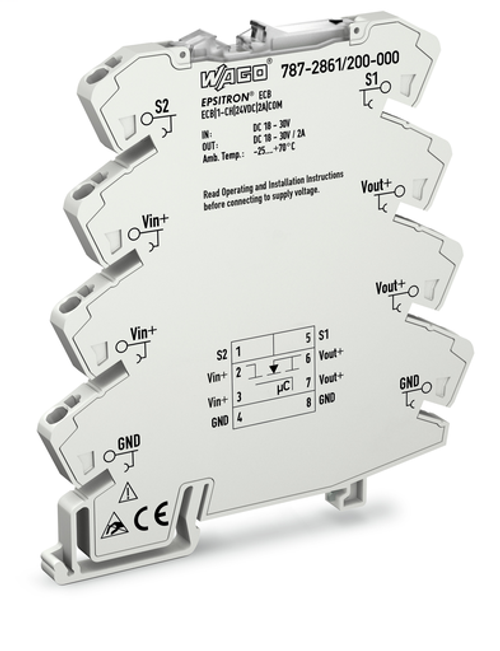 Wago 787-2861/200-000 | Electronic circuit breaker, 1-channel, 24 VDC, 2 A