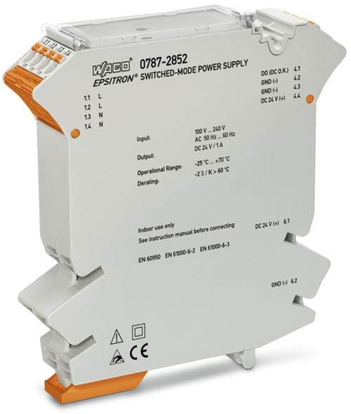 Wago 787-2852 | EPSITRON / JUMPFLEX power supply, single-phase, 24 VDC, 1 A