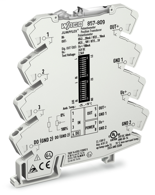 Wago 857-809 | JUMPFLEX signal conditioner, potentiometer, configurable