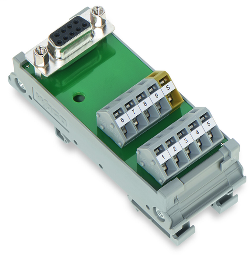 Wago 289-577 | Interface module, with solder pin, Female connector, 25-pole, Mating connector with solder