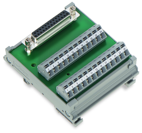 Wago 289-554 | Interface module, with solder pin, Female connector, 50-pole, for mating connectors with I