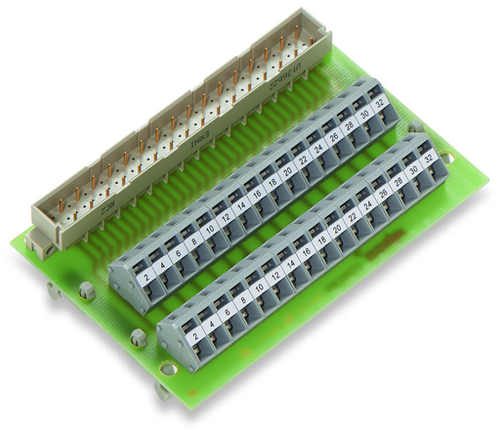 Wago 289-424 | Interface module, Pluggable connector per DIN 41612, 32-pole, Mating connector for solder
