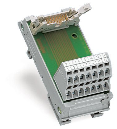 Wago 289-611 | Interface module, Pluggable connector per DIN 41651, 10-pole, Triple-deck PCB terminal blo