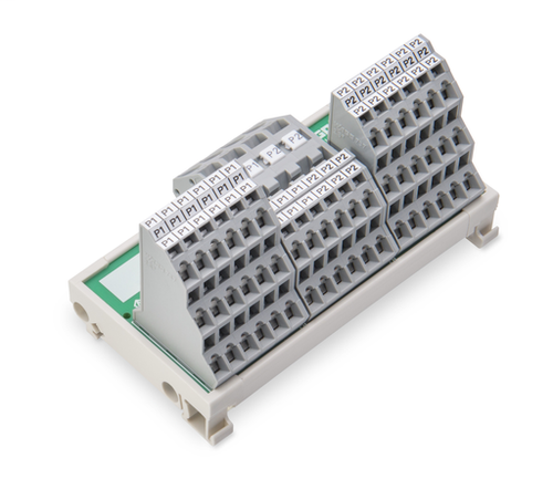 Wago 830-800/000-308 | Potential distribution module, 2 potentials, with 2 input clamping points, Conduct