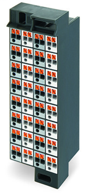 Wago 726-771 | Matrix patchboard, Marking 1-32, Colors of modules: gray/white, Numbering of modules arranged vertically, for 19 racks, 32-pole (30 PK)