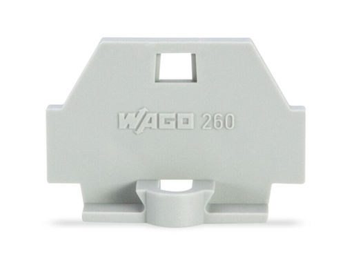 Wago 260-361 | End plate, with fixing flange (50 PK)