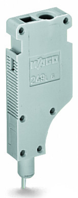 Wago 249-144 | L-type test plug module, modular, with spring-loaded contact pin, Center module (25 PK)