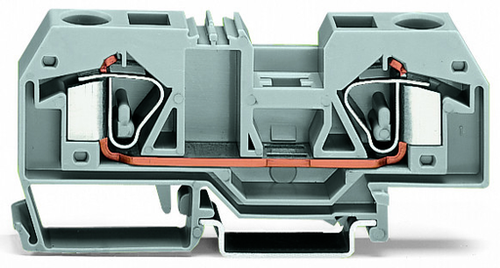 Wago 283-901 | 2-conductor through terminal block, 16 mm, center marking, for DIN-rail 35 x 15 and 35 x 7.5, CAGE CLAMP