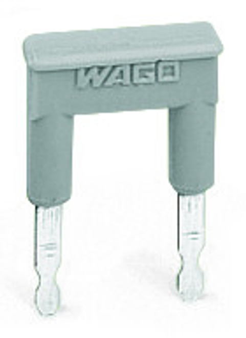 Wago 279-492 | Alternate comb-style jumper bar, insulated, 2-way, IN = IN terminal block (25 PK)