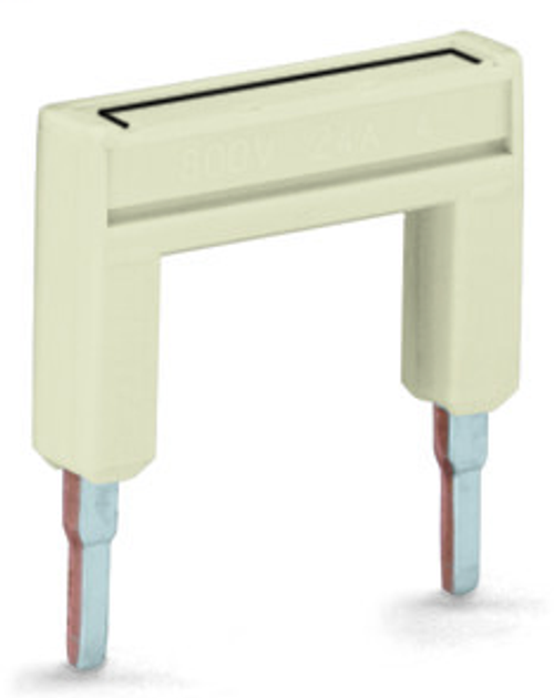 Wago 2004-436 | Push-in type jumper bar, insulated, from 1 to 6, Nominal current 32 A (25 PK)