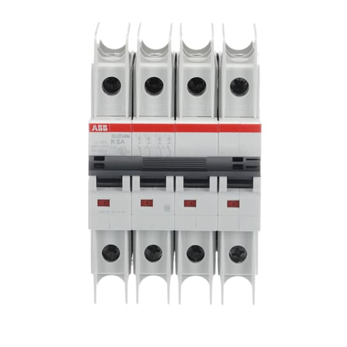 SU204M-K6 | UL489 MCB 4P K 6A 480/277, Number Of Poles: 4, Trip Type: K, Amperage Rating: 6, Voltage Rating: (480Y / 277 V AC) / (96 V DC), Standard: CSA 22.2 No. 5 / IEC/EN 60947-2 / UL 489