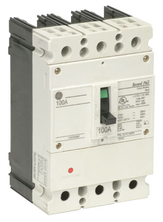 FBN36TE090RV | 90A MCCB 3P 600Y347, Number Of Poles: 3, Interrupt Rating: 150kA at 240 Vac/65kA at 480 Vac, Trip Type: LI, Amperage Rating: 90A, Standard: E11592, Frame: FB 100, Brand Name: Record Plus, Load Rating: HACR, Connection: 4-1/0 AWG