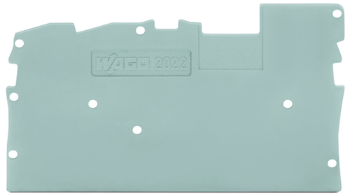 Wago 2022-1391 | X-COM S End and intermediate plate, 1 mm thick (25 PK)