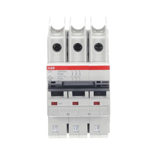 SUP403M-K30 | SMISSL UL489 MCB,480Y/277VAC,30A,3P,K