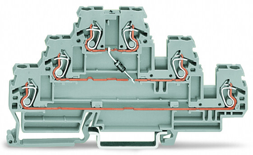 Wago 870-590/281-780 | Triple-deck diode terminal block (50 PK)