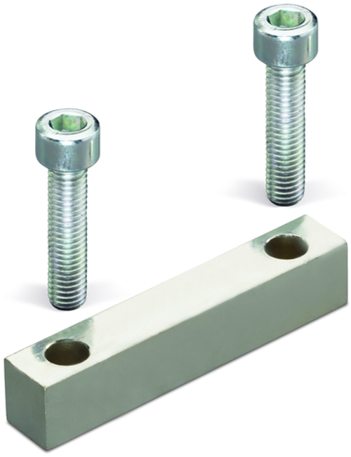 Wago 400-405/405-778 | Jumper bar with screws, 2-way, for high current terminal blocks with 2 stud bolts M12 or M16 (5 PK)
