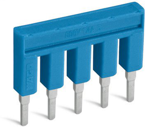 Wago 2000-405/000-006 | Push-in type jumper bar, insulated, 5-way, Nominal current 14 A (25 PK)
