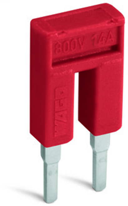 Wago 2000-404/000-005 | Push-in type jumper bar, insulated, 4-way, Nominal current 14 A (25 PK)