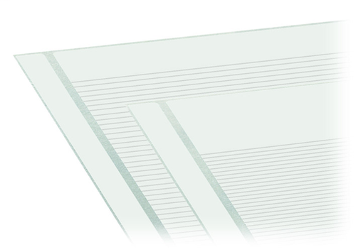 Wago 210-333/1200-078 | Marking strips, as a DIN A4 sheet, MARKED, PE (600x), Strip width 6 mm, Strip length 182 mm, Horizontal marking, Self-adhesive