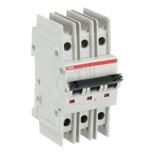SU203M-C2 | UL489 MCB 3P C 2A 480/277, Number Of Poles: 3, Trip Type: C, Amperage Rating: 2, Voltage Rating: (480Y / 277 V AC) / (96 V DC), Standard: CSA 22.2 No. 5 / IEC/EN 60947-2 / UL 489