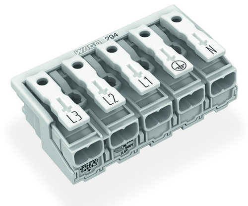 Wago 294-4095/5026-000 | Power supply connector, without ground contact, without snap-in mounting feet, 5-pole (250 PK)