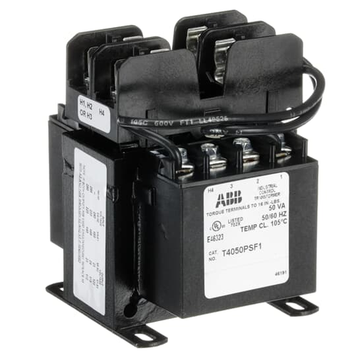 X4050PSF1/C | 1C,50VA,460>208-115/24,PFBCC,SFC,COV,ABB