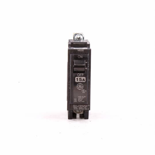 THHQB1115GFT | THHQB MCB 15A 22KA 1P 120/240V GFT, Number Of Poles: 1, Interrupt Rating: 22kA at 120 Vac, Trip Type: LIG, Amperage Rating: 15A, Standard: E51075, Frame: Q-Line, Brand Name: TEY / Q-Line (Bolt-On), Trip Range: Non-Interchangeable, Appl
