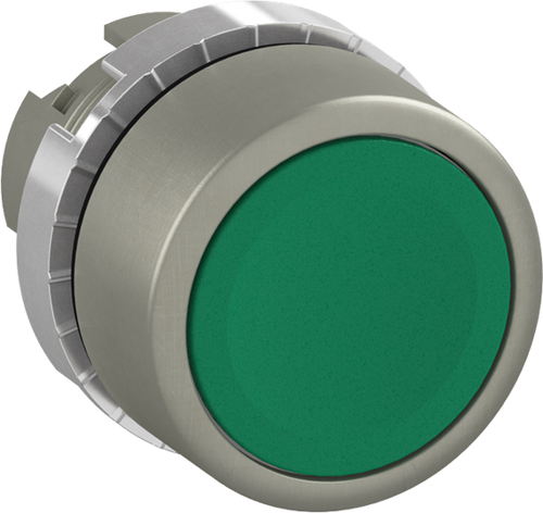 P9M-PNVG | PUSH BUTTON GREEN WITH FLUSH CAP