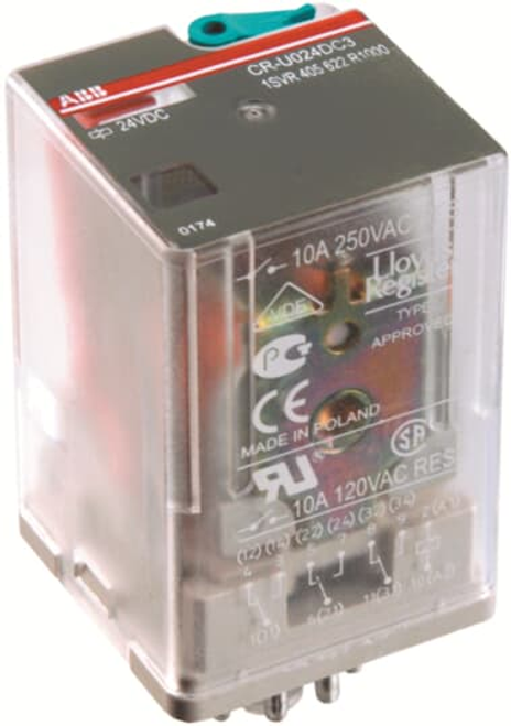 1SVR405621R9000 | CR-U220DC2 PLUGGABLE RELAY
