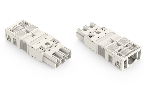 Wago (25 PK) 770-133 | Plug, with strain relief housing, 3-pole, Cod. A