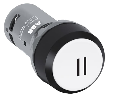 CP12-10W-10 | COMPCT FLSH PB MOM WHTE+BLCK II 1NO