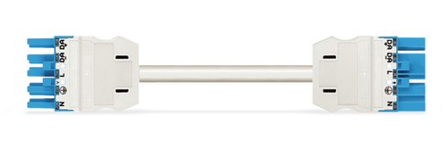 Wago 771-9985/016-202 | pre-assembled interconnecting cable, Eca, Socket/plug, 5-pole, Cod. I, H05Z1Z1-F 5G 1.5 mm2, 2 m