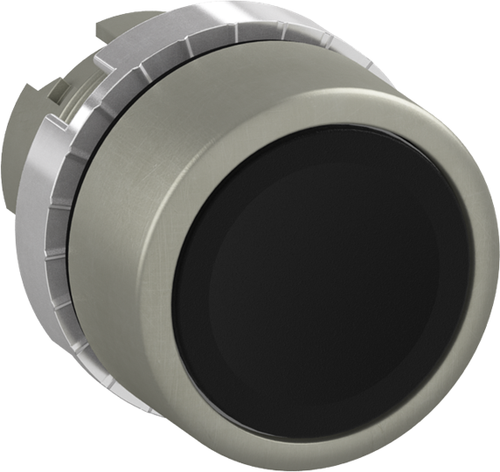 P9M-PNNG | PUSH BUTTON BLACK WITH FLUSH CAP