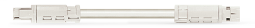 Wago 774-9993/006-502 | pre-assembled interconnecting cable, Eca, Socket/plug, 3-pole, Cod. A, H05VV-F 3G 1.5 mm2, 5 m