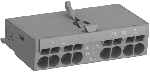 HKF1-11K | MS116-165 PI FRONT MNT AUX 1NO/1NC
