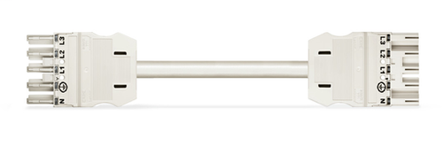 Wago 771-9995/007-702 | pre-assembled interconnecting cable, Eca, Socket/plug, 5-pole, Cod. A, H05VV-F 5G 2.5 mm2, 7 m
