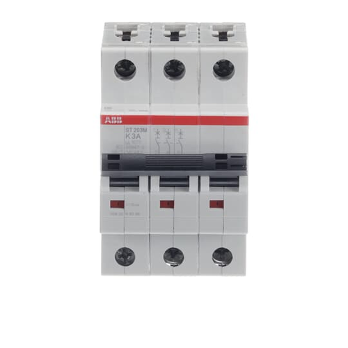 ST203M-K3 | MCB ST200M 3P K 3A UL1077