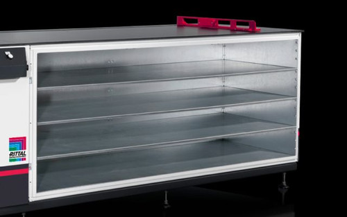 AS 4050442 | Integrated storage system for convenient storage of cable ducts and DIN rails in the right interior compartment of the Secarex AC 18.Image_1