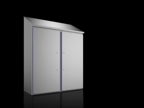 HD 1318600 | HD compact enclosure, WHD: 1010x1050(H1)x1280(H2)x400 mm, stainless steel, 1.4301, with mounting plate, with hinged door and silicone sealImage_1