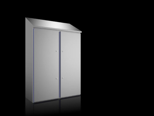 HD 1319600 | HD compact enclosure, WHD: 1010x1250(H1)x1480(H2)x400 mm, stainless steel, 1.4301, with mounting plate, with hinged door and silicone sealImage_1