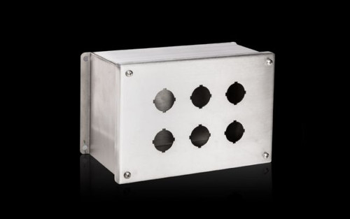 PB 8017737 | Pushbutton boxes PB extra deep stainless steel, The NEMA rated PB series pushbutton box enclosure is designed for indoor and outdoor use to house pushbuttons, selector switches, and pilot lights. This enclosure protects equipment from diImage_1